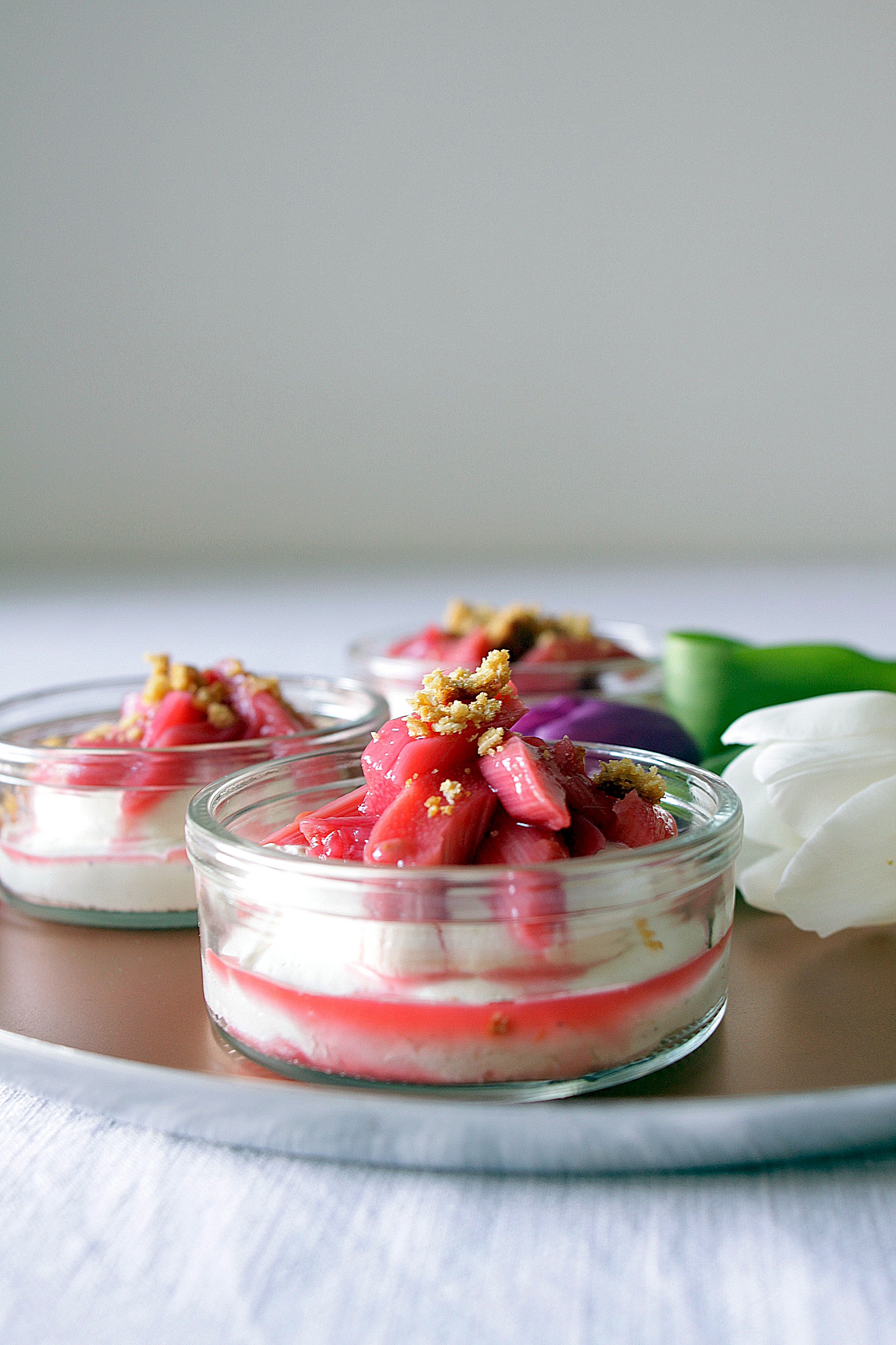 Rhubarb with Earl Grey Chantilly