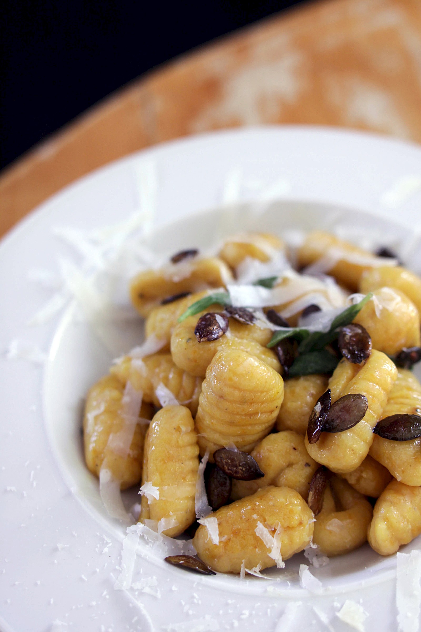 Pumpkin gnocchi