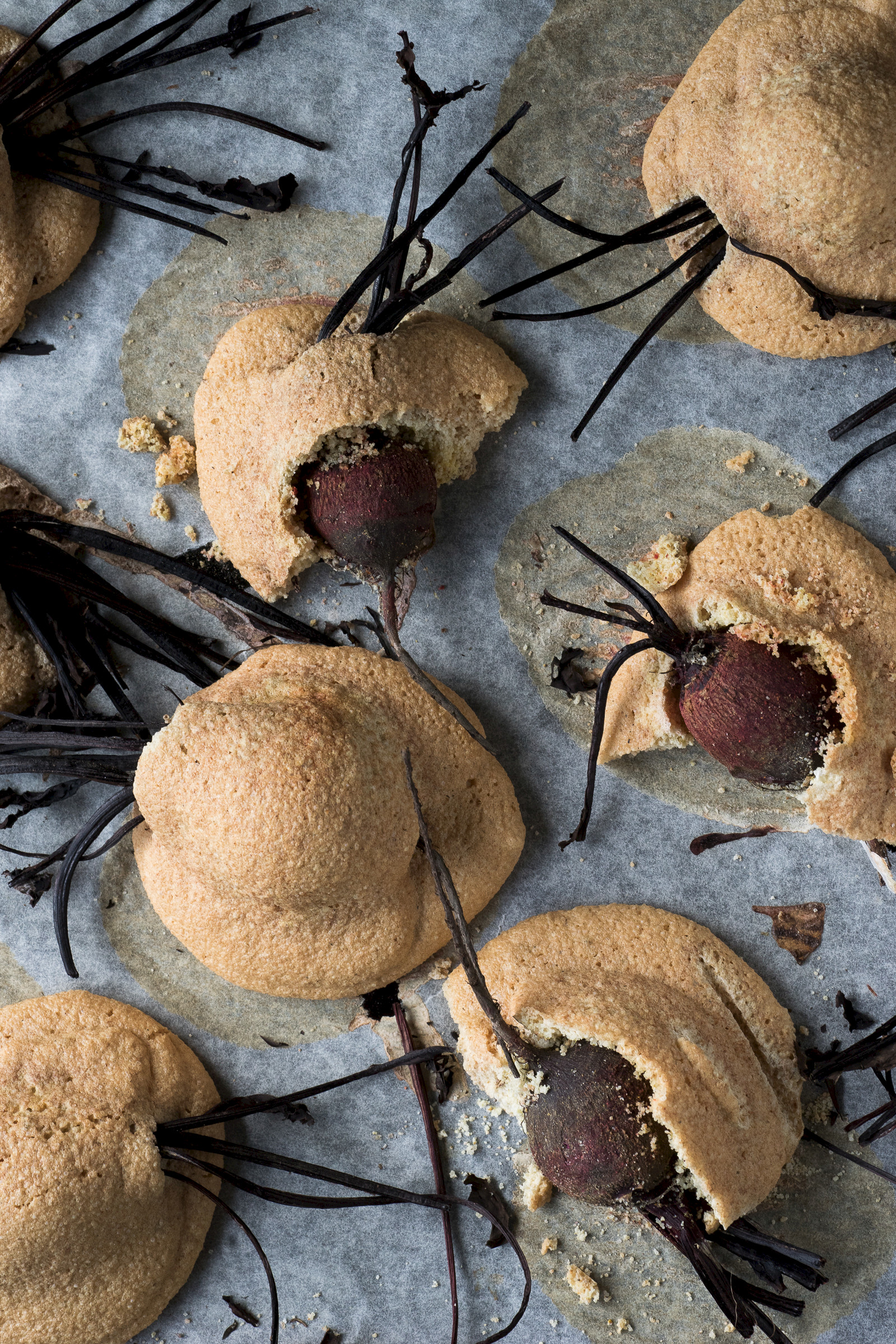 Beetroot in salt crust