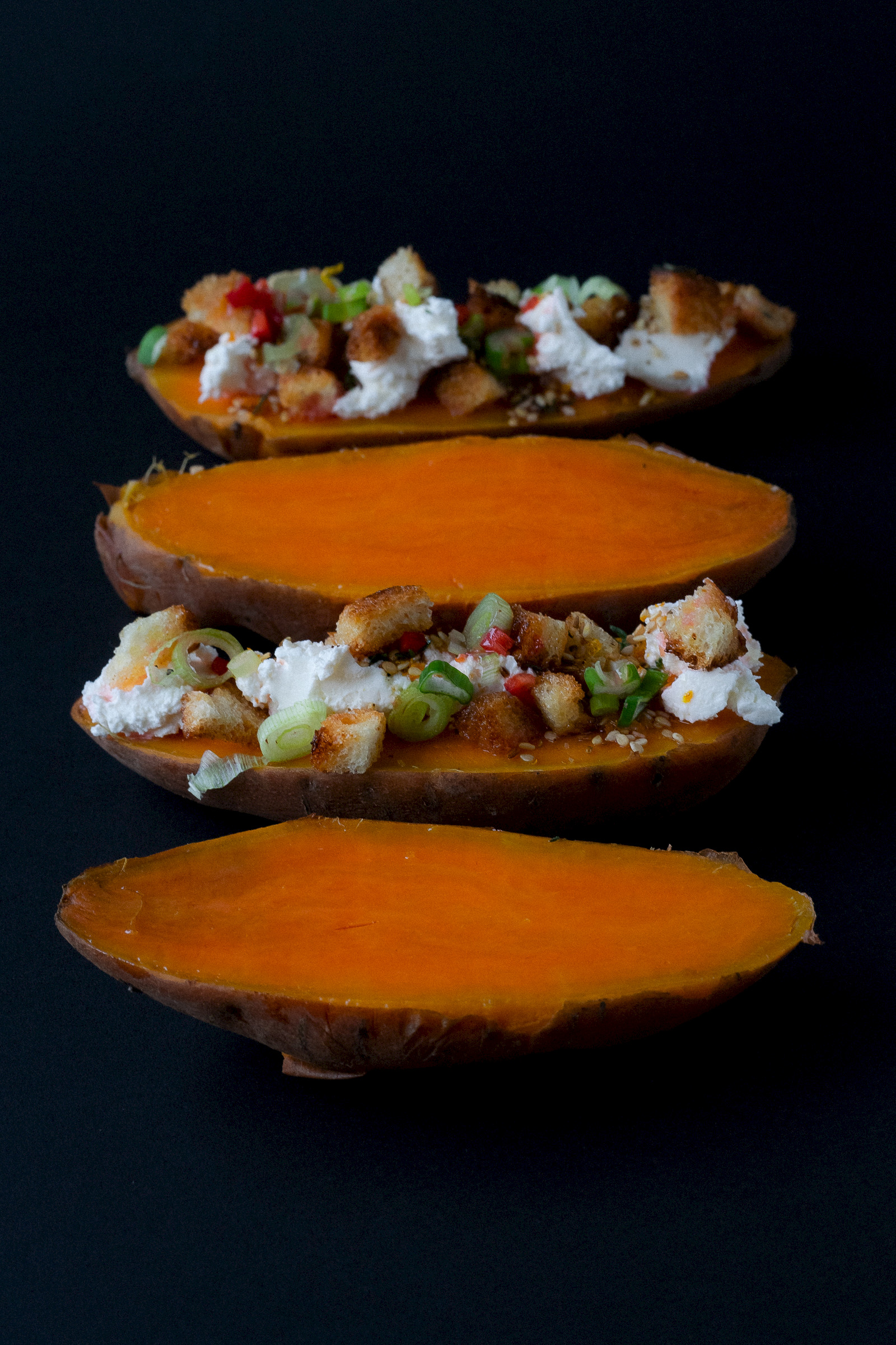 Sweet potato with orange zaatar