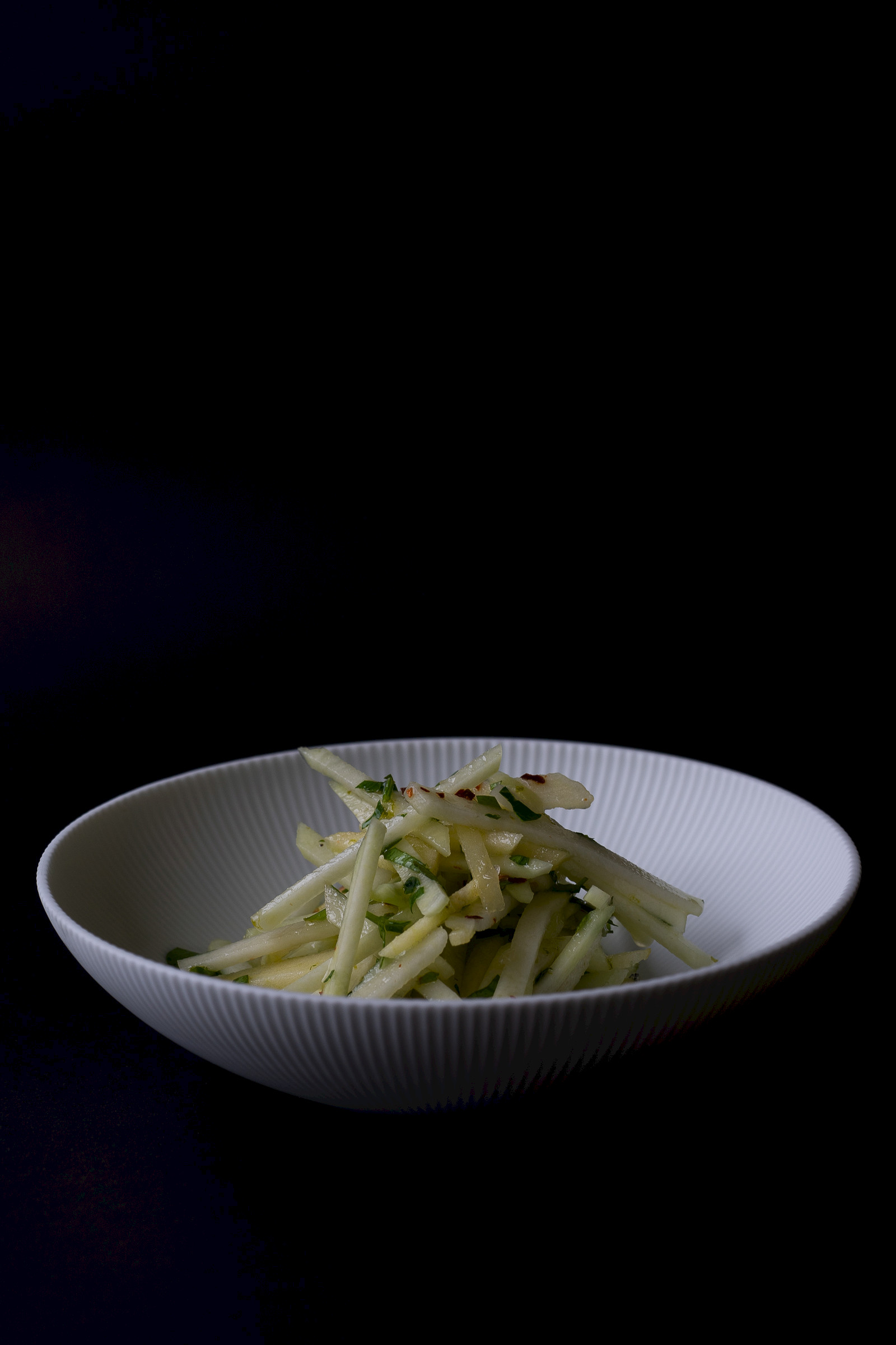 Apple and lime coleslaw
