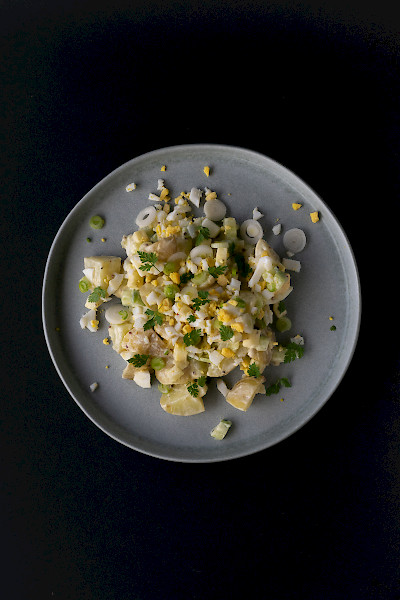 Kartoffelsalat mit Gurke, Apfel und Ei – Mary Miso - Rezepte für jeden ...