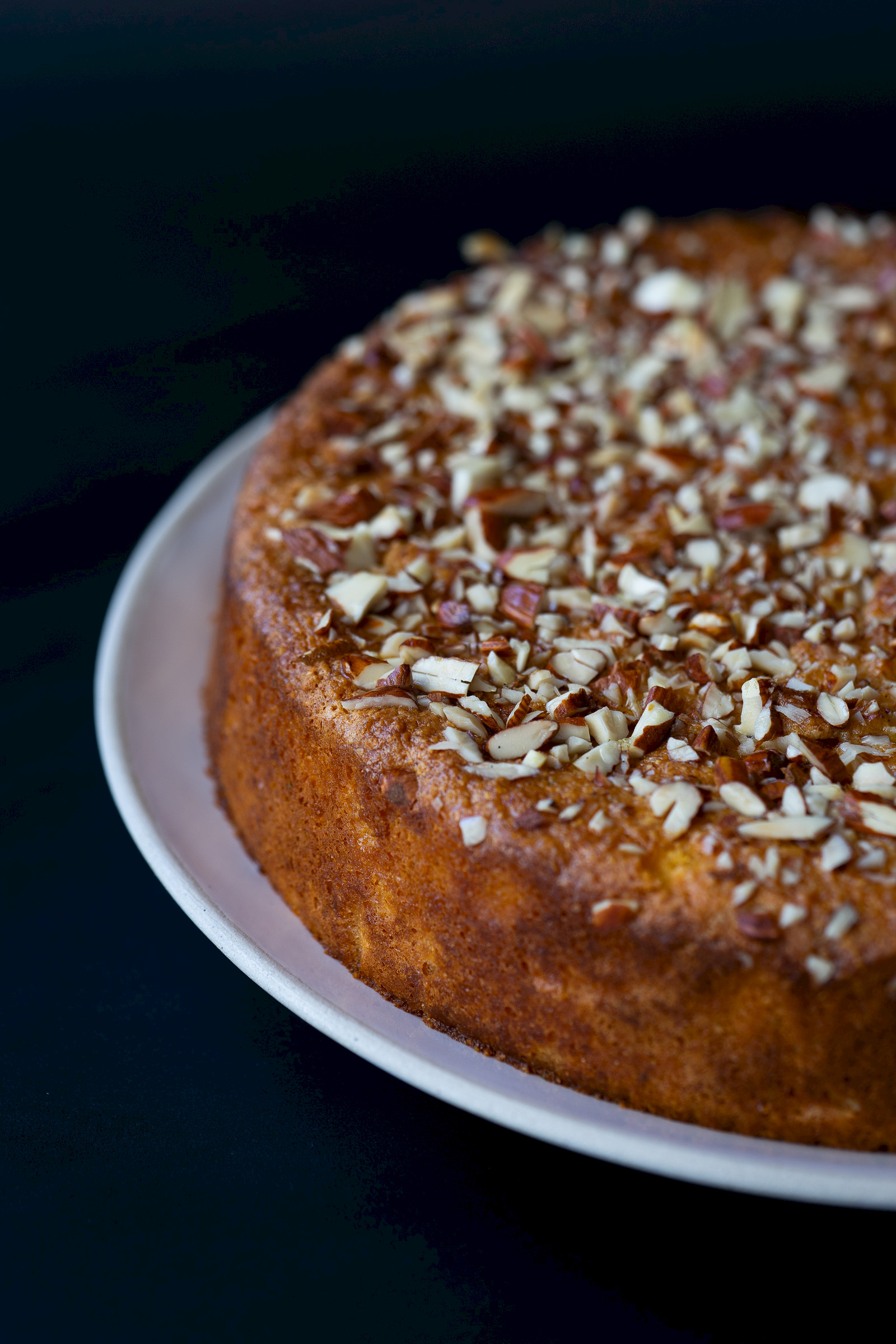 Ricotta polenta cake with lemon and rosemary