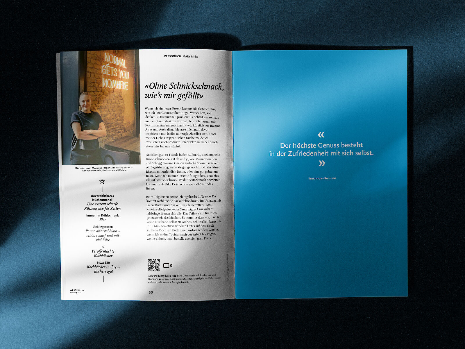 Portrait in the magazine ‘Wertpapier’ for Luzerner Kantonalbank