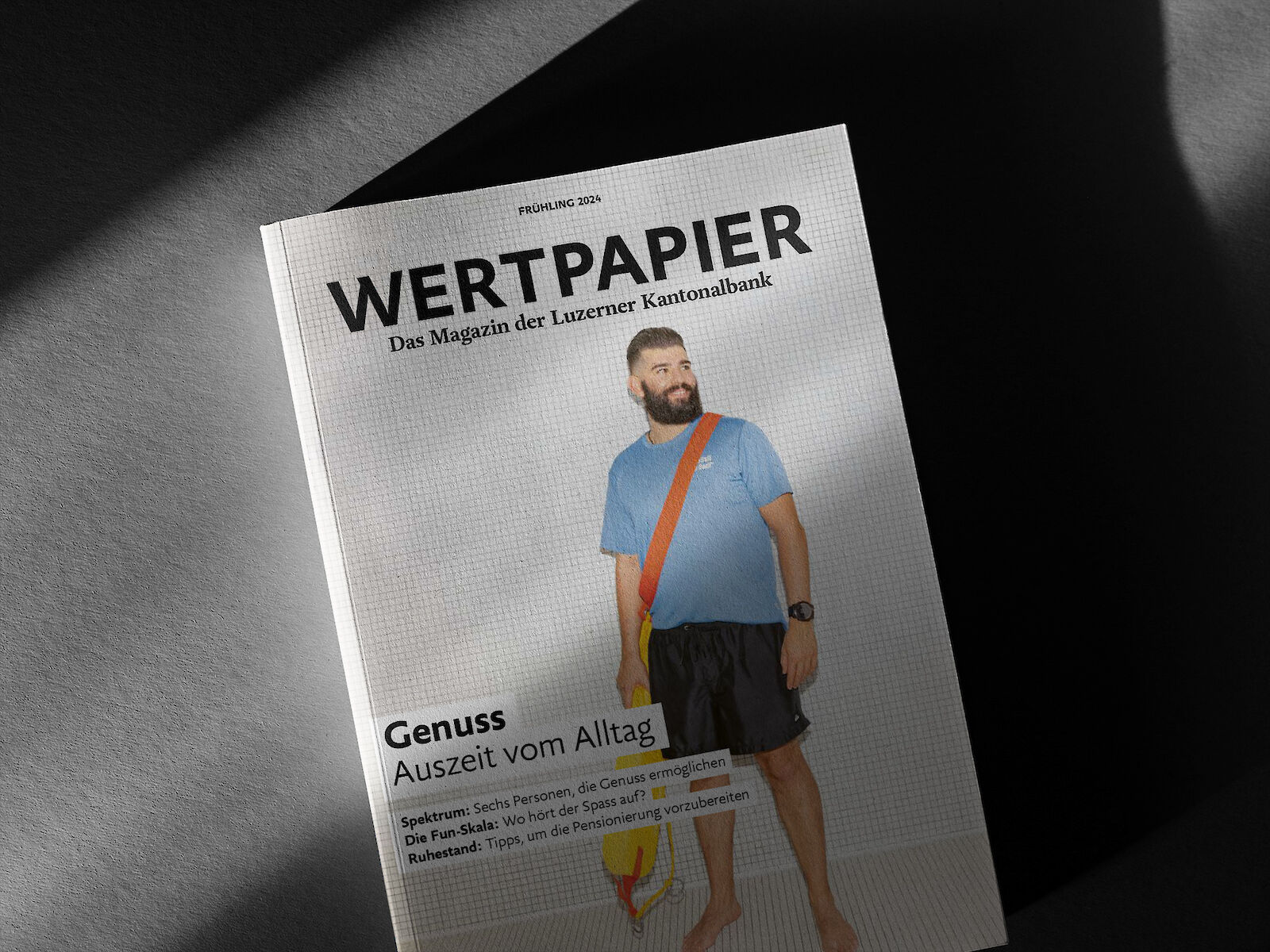 Portrait in the magazine ‘Wertpapier’ for Luzerner Kantonalbank