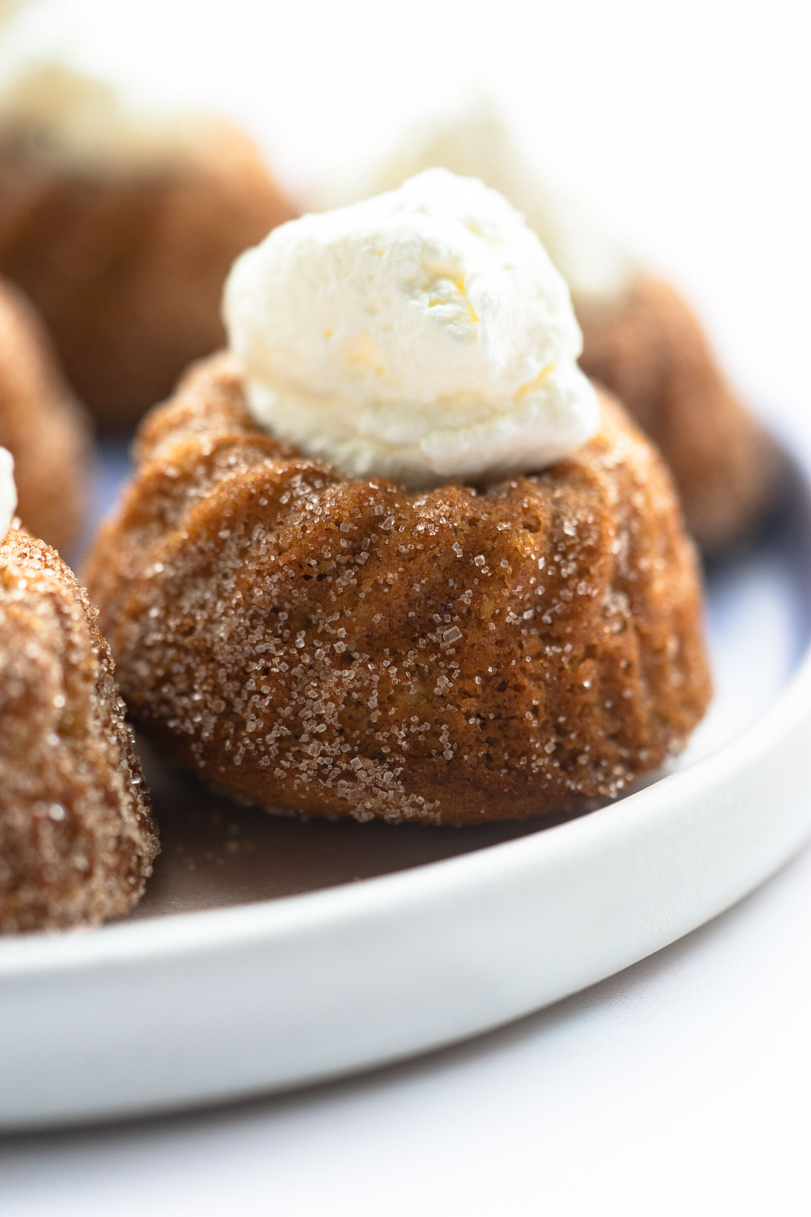 Pear and almond gugelhopf with beurre noisette