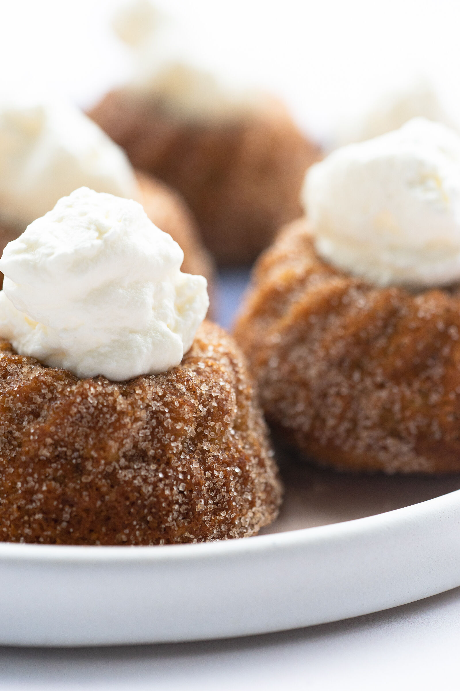 Pear and almond gugelhopf with beurre noisette