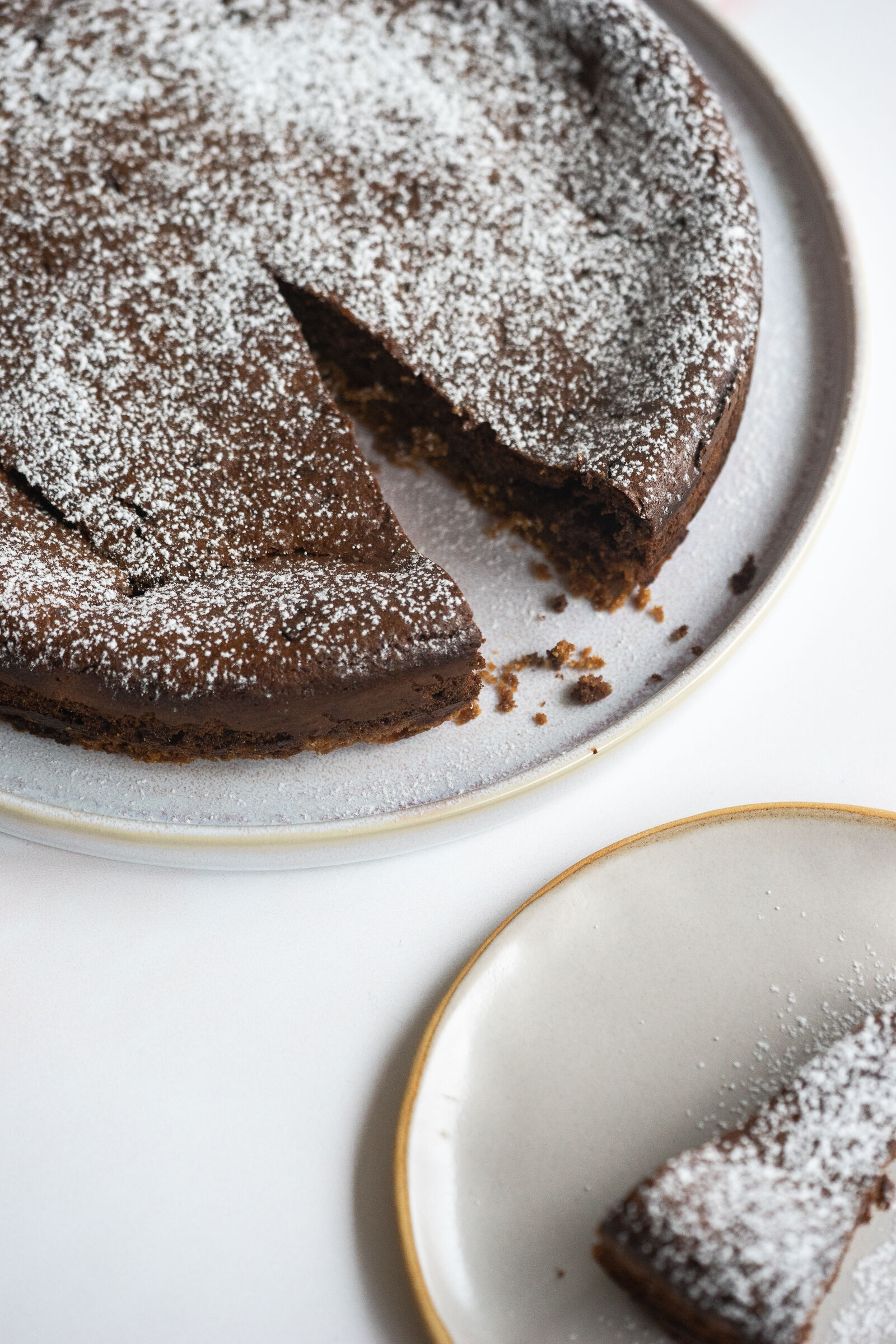 Miso chocolate cheesecake